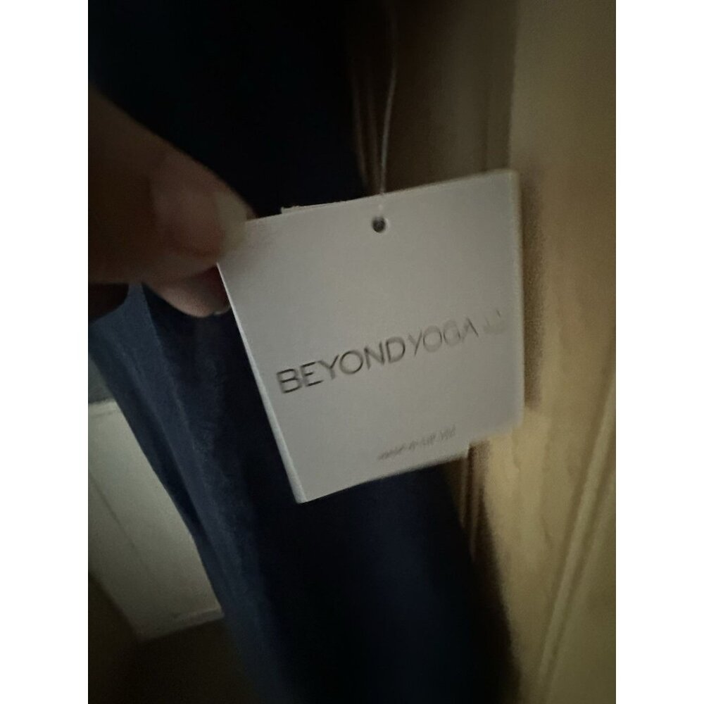 Beyond Yoga Womens Activewear Sleeveless V-Neck Tank Dress Navy Blue Size M $122 - Picture 5 of 9